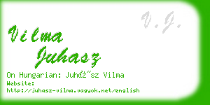 vilma juhasz business card